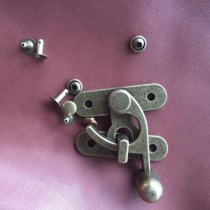 Hook & Eye clasp 50x55  Large AB